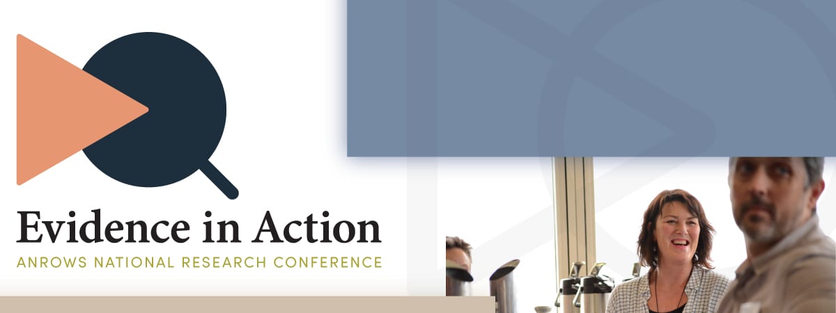 Evidence in Action: ANROWS National Research Conference Banner Evidence in Action: ANROWS National Research Conference Banner